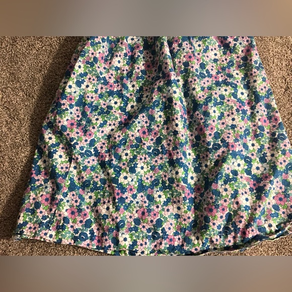 Mini Boden Printed Dress Set in Sea Breeze Blue Floral Print Size 7-8 Years - Picture 10 of 16